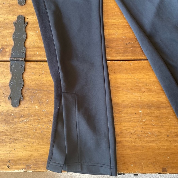 Pam & Gela Black Front Slit Cigarette Pants Size Small S - Picture 4 of 12
